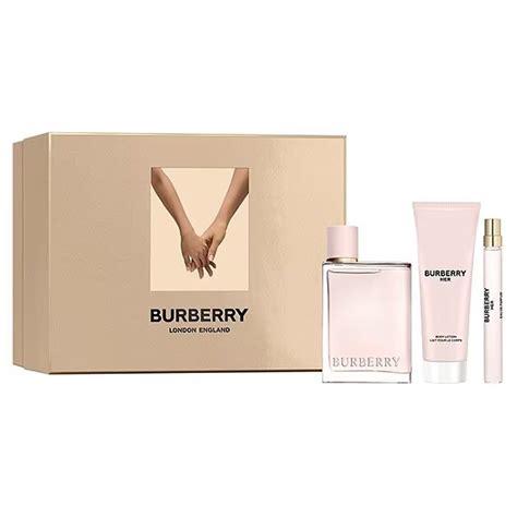 burberry 3-pc. her fragrance gift set|burberry aftershave gift set.